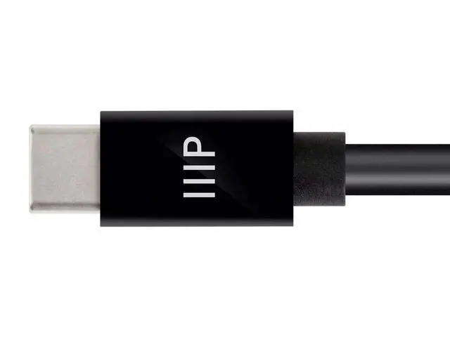 Alt view image 4 of 5 - Charge and Sync Type-C to Type-C Cable - 6 Feet - Black, USB 2.0, TPE Jacket, Up to 5A/100W (Pack of 3)