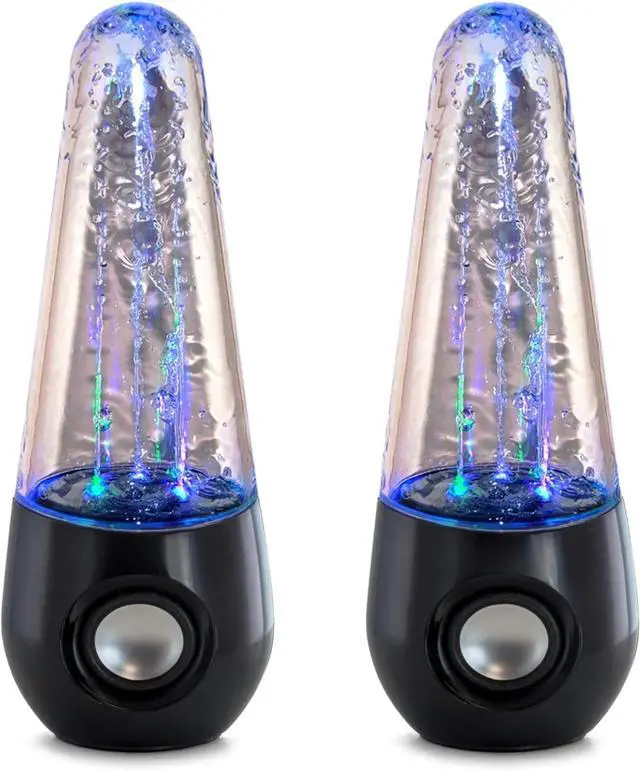 Main image of Bluetooth LED Dancing Water Multimedia Speakers in Black, (BFS-Shelf Speaker)