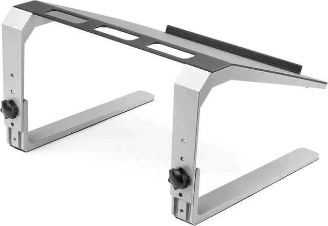 Alt view image 2 of 6 - FOR-Adjustable Laptop Stand - Heavy Duty Steel & Aluminum - 3 Height Settings - Tilted - Ergonomic Laptop Riser (LTSTND)