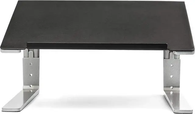 Alt view image 6 of 6 - FOR-Adjustable Laptop Stand - Heavy Duty Steel & Aluminum - 3 Height Settings - Tilted - Ergonomic Laptop Riser (LTSTND)