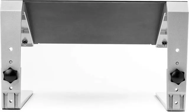 Alt view image 5 of 6 - FOR-Adjustable Laptop Stand - Heavy Duty Steel & Aluminum - 3 Height Settings - Tilted - Ergonomic Laptop Riser (LTSTND)