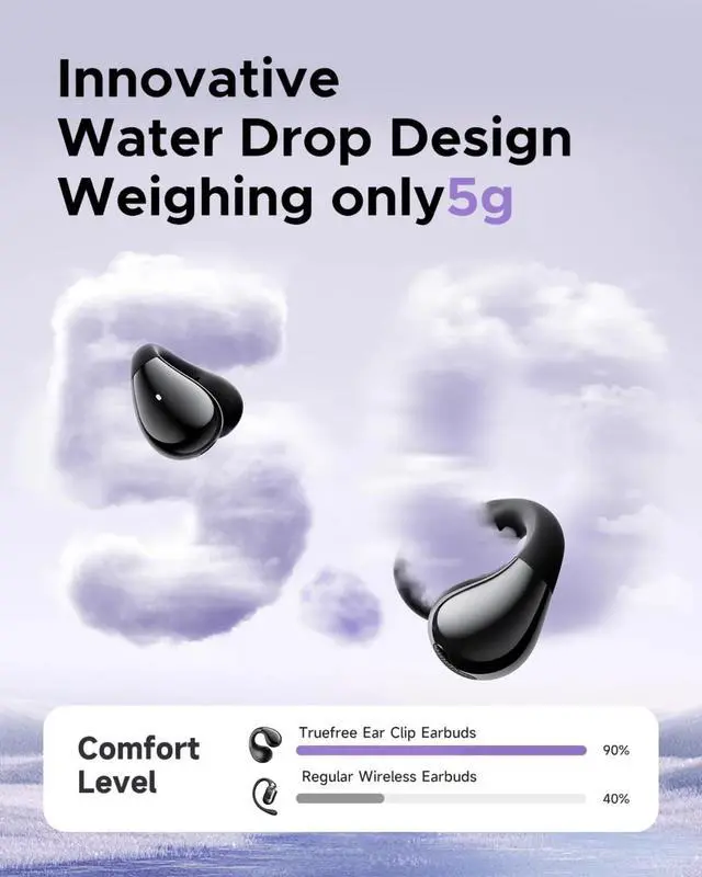 Alt view image 2 of 5 - Bluetooth 5.4 Headphones with Spatial Audio, 25H Battery, Fast Charging, Multipoint Connection, App Customization