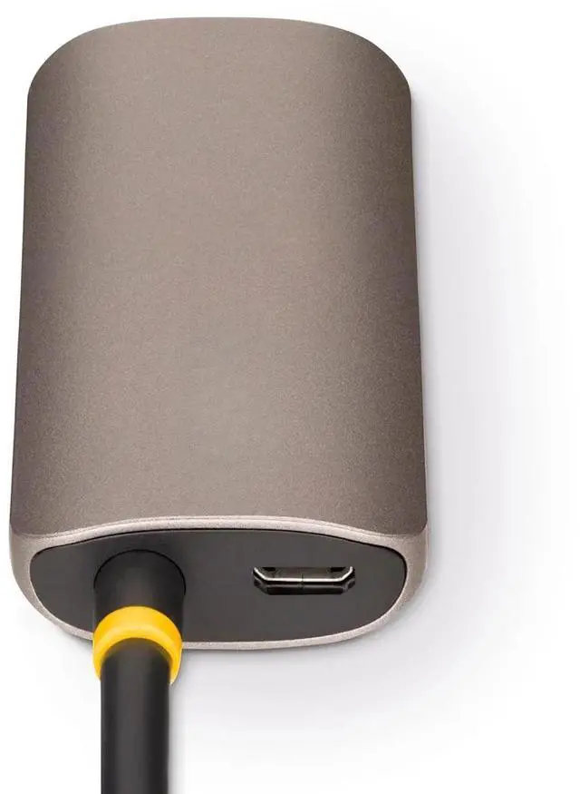 Alt view image 4 of 6 - 1ft/30cm HDMI to DisplayPort Adapter Cable, 8K 60Hz, Active HDMI 2.1 to DP 1.4 Video Converter, USB Bus Powered