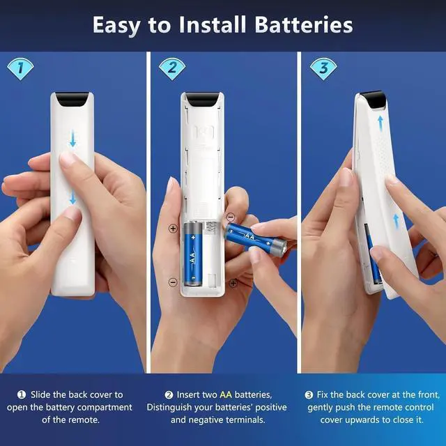 Alt view image 2 of 6 - Voice Remote for TV-Remote-Control-Replacement, Universal Frame Crystal 4K/ 8K Voice Smart TV