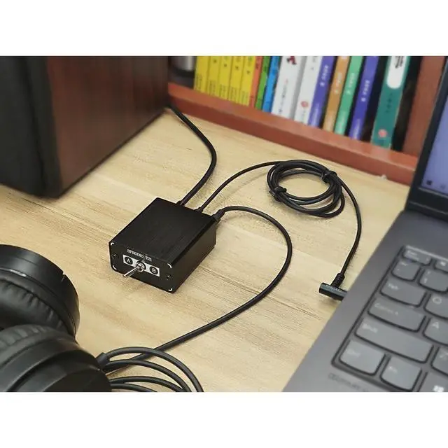 Alt view image 4 of 6 - SPRODIO 2 Port 3.5mm Stereo Audio Switch Box AUX Headphone Speaker Manual selector switcher Use 6A Toggle Switch (2 in 1 Out / 1 in 2 Out) -T21