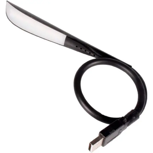 Alt view image 2 of 6 - Dimmable USB Lamp, Flexible Keyboard Light, Mini USB Light for Laptop (14-LED-Bead, 3-Level Adjustable Brightness, On/Off Touch Switch, Black)