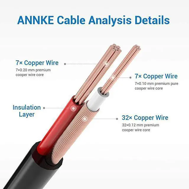 Alt view image 7 of 7 - for100ft BNC Video and Power Security Camera Cable with BNC Connectors and RCA Adapters for CCTV Camera System Black