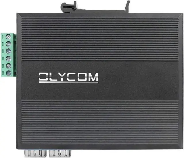 Alt view image 3 of 6 - for6-Port Hardened Industrial Gigabit PoE+ DIN-Rail Fiber Network Switch 4 x Gigabit PoE+ Ports 2 x 1.25G SFP Fiber Ports 120W for Outdoor Use