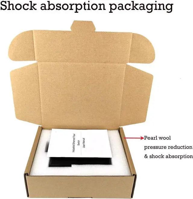 Alt view image 6 of 6 - for6-Port Hardened Industrial Gigabit PoE+ DIN-Rail Fiber Network Switch 4 x Gigabit PoE+ Ports 2 x 1.25G SFP Fiber Ports 120W for Outdoor Use