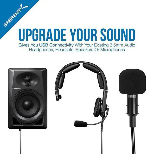 Alt view image 3 of 7 - FOR Aluminum USB External Stereo Sound Adapter for Windows and Mac Plug and Play No Drivers Needed Black AUEMCB