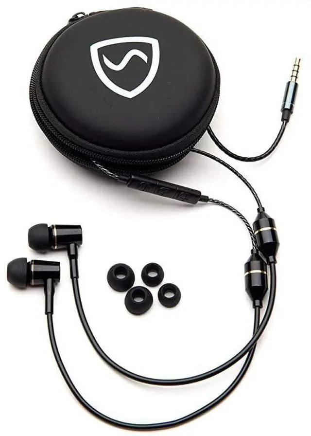 Main image of FOR-Air Tube Stereo AntiRadiation Headset EMF Protection Black inEar