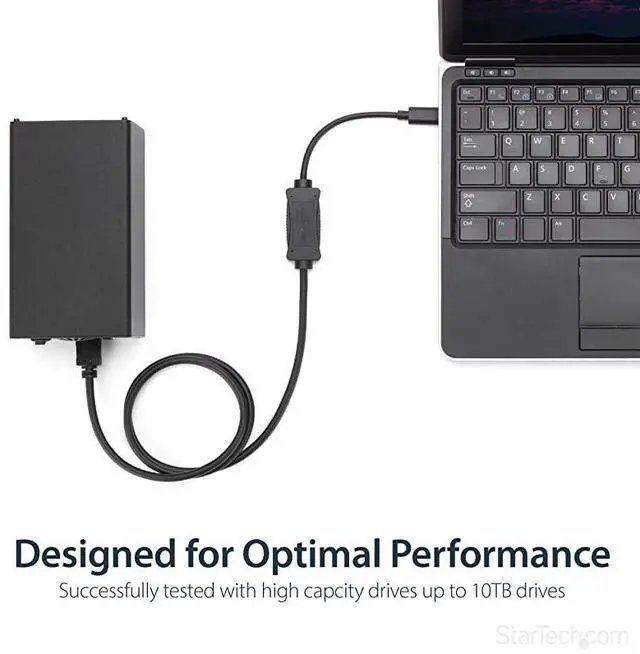 Alt view image 2 of 2 - com USB C to eSATA Cable 3 ft 1m 5Gbp for HDDSSDODD External Hard Drive Adapter USB 30 to eSATA Converter USB3C2ESAT3