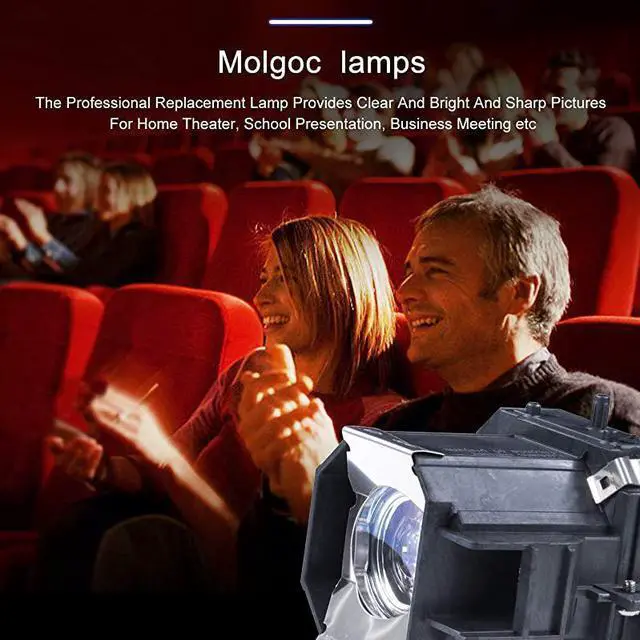 Alt view image 6 of 7 - FOR for Epson ELPLP39V13H010L39 V13h010l39 Projector LampPowerlite Home Cinema 1080ub Bulb by