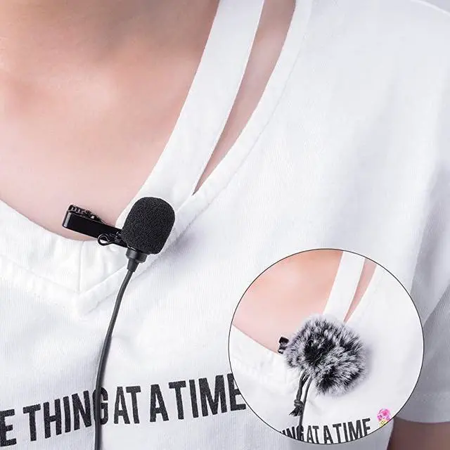 Alt view image 6 of 7 - FOR XLR Microphone CVMV02O 2 Pack 1476 fts Phantom Power OmniDirectional Lavalier Lapel Microphone for Canon Sony Panasonic Camcorders Zoom H4n H5 H6 Tascam DR40 DR60D DR70D DR100 Recorders