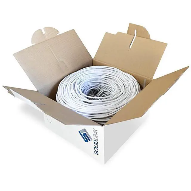 Alt view image 2 of 2 - FOR-CAT5e 1000ft Premium UTP Ethernet Cable 24AWG 1000 Feet LAN Network Wire