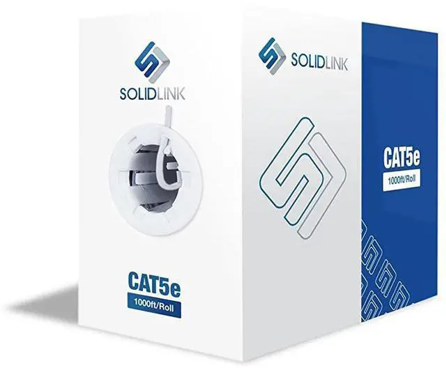 Main image of FOR-CAT5e 1000ft Premium UTP Ethernet Cable 24AWG 1000 Feet LAN Network Wire