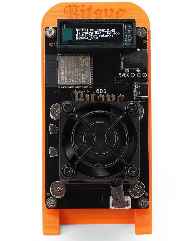 Stellapex Solo Bitcoin Miner - Bitaxe Gamma 601,bitaxe Bitcoin miner, 1.2TH/s, 17W,  ASIC  home Miner  with BM1370 Chip, Open Source, Wi-Fi, USB-C, Efficient BTC Lottery Mining Machine