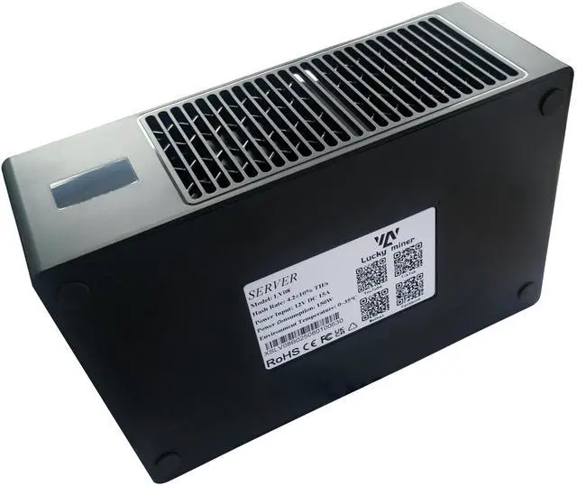 Alt view image 4 of 7 - Stellapex Bitcoin Solo Miner Luckyminer LV08 4.2TH/s Hashrate 120W 0.027 J/GH Power Efficiency WiFi/Ethernet/Hotspot 38dB Low Noice Mining BTC, BCH, XEC Lottery Machine for Home