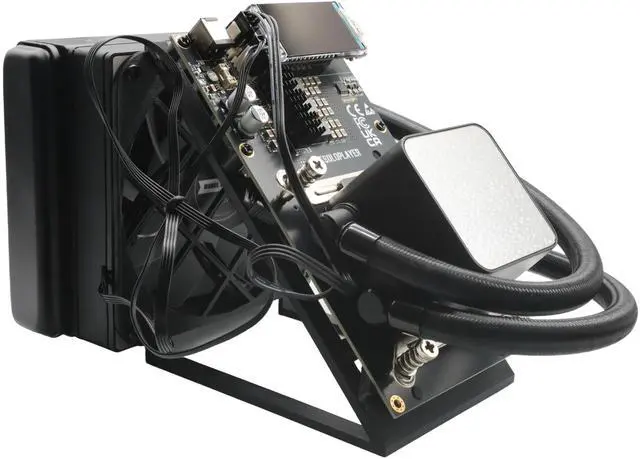 Alt view image 6 of 7 - Stellapex Bitcoin Solo Miner NerdQaxe++ 4.8TH/s Hashrate 75W Power 4Pcs BM1370 ASIC Chips Miners  Water Cooling Home Mining Machine Open Source for BTC, BCH, BSV Miner