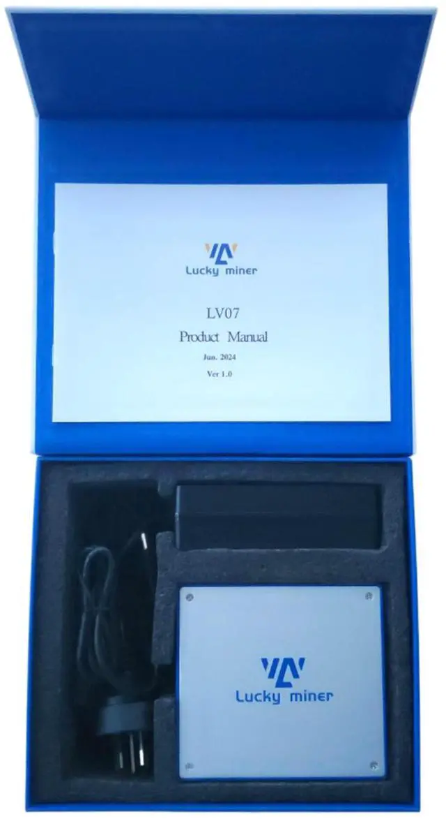 Alt view image 4 of 7 - Stellapex Solo Bitcoin Miner Luckyminer LV07 1 TH/s Hashrate SHA-256 ASIC 0.025 J/GH 25W Power Efficiency 38dB WiFi & Hotspot Mining BTC Miners Lottery Machine for Home Use