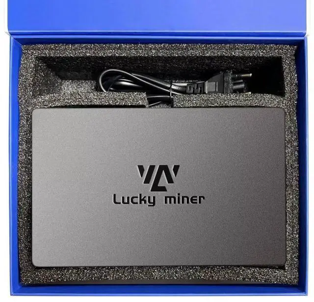 Alt view image 2 of 7 - Stellapex Bitcoin Solo Miner Luckyminer LV08 4.2TH/s Hashrate 120W 0.027 J/GH Power Efficiency WiFi/Ethernet/Hotspot 38dB Low Noice Mining BTC, BCH, XEC Lottery Machine for Home