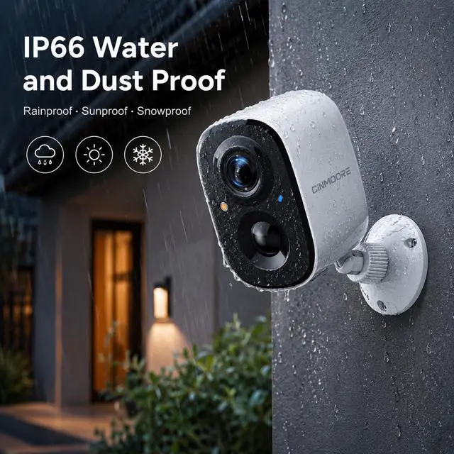 Alt view image 5 of 7 - Stellpex 2.5K Security Outdoor Camera 2.4G WiFi Battery Powered Indoor Camera Magnetic Mount Cameras for Home Security,Wireless, AI Detection, Color Night Vision, Spotlight, Siren Alarm, 2-Way Talk