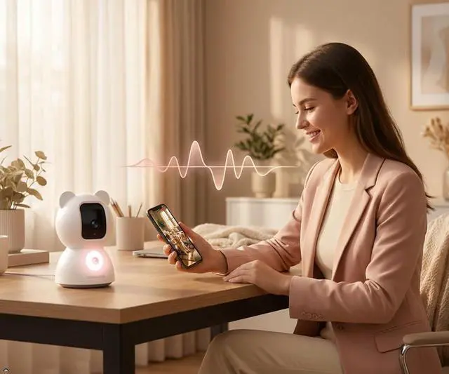 Alt view image 7 of 7 - Stellapex 2.5K Security Camera Indoor - AI Human/Pet/Cry Detection with No Monthly Fee, 4MP Pan Tilt WiFi Camera for Home Security, Baby & Pet Monitor, Night Vision, 2-Way Audio 2