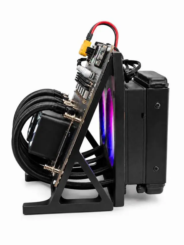 Alt view image 4 of 7 - Stellapex Bitcoin Mine NerdOCTAXE 12T-13.8T Hydro Solo Miner With 8 BM1370 ASIC Chips and 4 Fans Miners Plug-and-Play 2.4G WiFi and crypto Mining Machine Open Source for BTC, BCH, BSV Miner