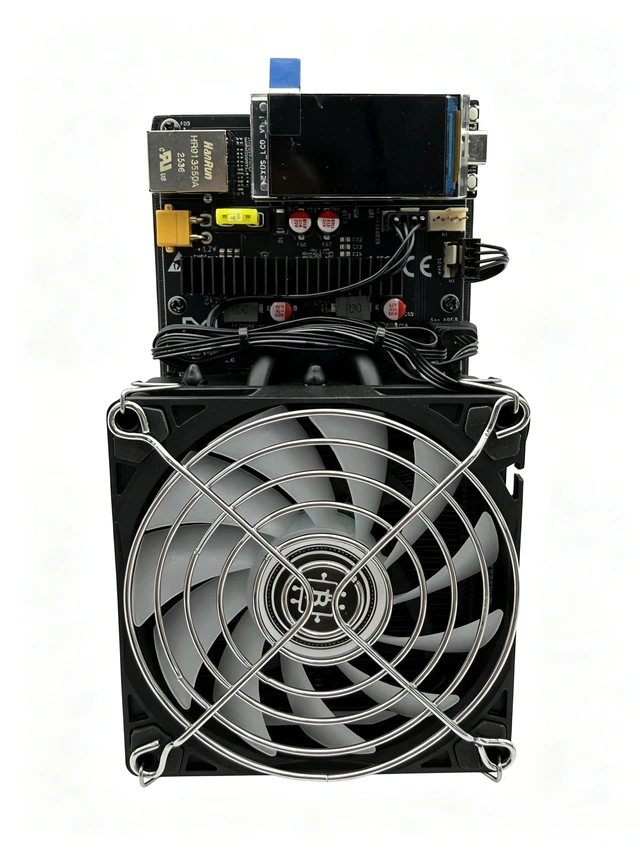 Alt view image 5 of 6 - Stellapex Nexus-L1 Scrypt ASIC Miner 330 MH/s, 90W Dogecoin Litecoin Miner, WiFi & Ethernet, 4x BM1491, PID Cooling