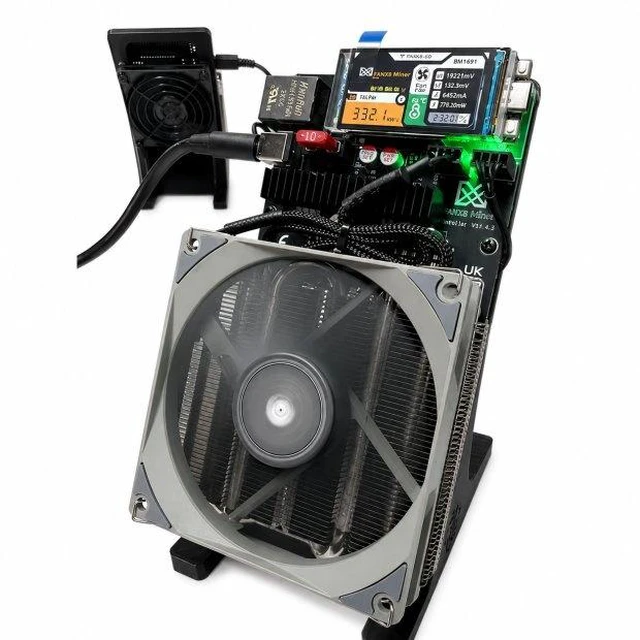 Alt view image 6 of 6 - Stellapex Nexus-L1 Scrypt ASIC Miner 330 MH/s, 90W Dogecoin Litecoin Miner, WiFi & Ethernet, 4x BM1491, PID Cooling