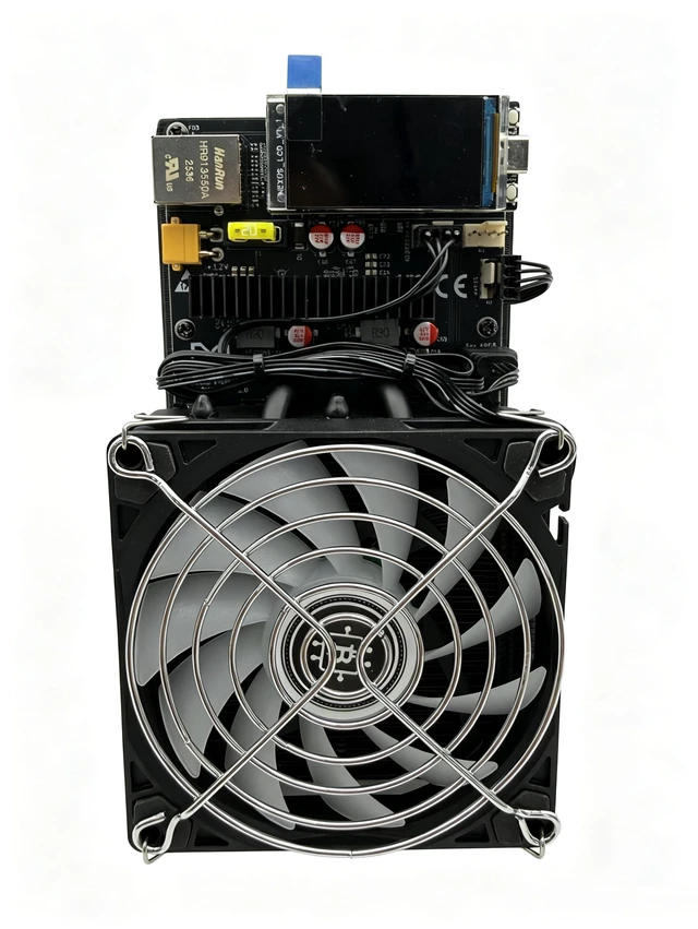 Alt view image 7 of 7 - Stellapex S1 Bitcoin Solo Miner 6 TH/s SHA-256 ASIC Miner with BM1373 Chip, 138W Low-Power Home BTC Mining Machine, 2.4GHz WiFi, Triple-Fan Cooling, Under 40dB, 100-240V AC