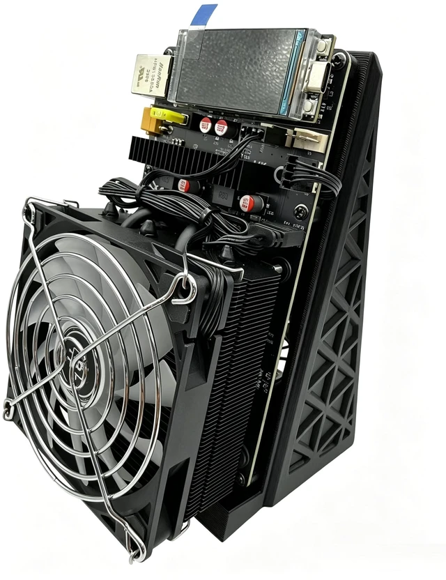 Alt view image 2 of 7 - Stellapex S1 Bitcoin Solo Miner 6 TH/s SHA-256 ASIC Miner with BM1373 Chip, 138W Low-Power Home BTC Mining Machine, 2.4GHz WiFi, Triple-Fan Cooling, Under 40dB, 100-240V AC