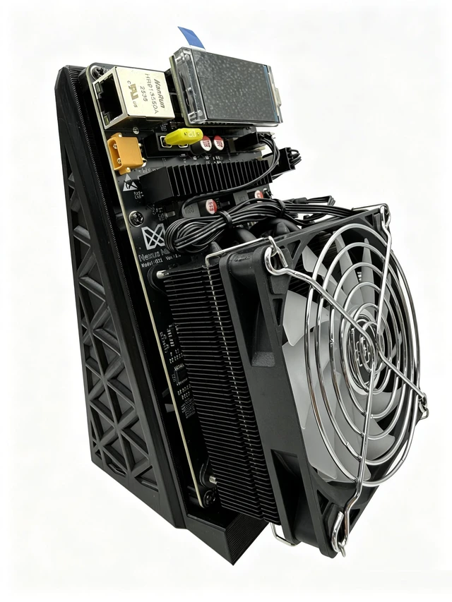Alt view image 5 of 7 - Stellapex S1 Bitcoin Solo Miner 6 TH/s SHA-256 ASIC Miner with BM1373 Chip, 138W Low-Power Home BTC Mining Machine, 2.4GHz WiFi, Triple-Fan Cooling, Under 40dB, 100-240V AC