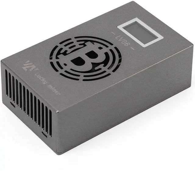 Alt view image 4 of 7 - Stellapex Luckyminer LV06 Bitcoin Solo Miner 500 GH/s Hashrate SHA-256 Algorithm ASIC 15W 0.029j/Gh Power Efficiency Plug & Play Mining BTC, BCH Lottery Miners for Home Use