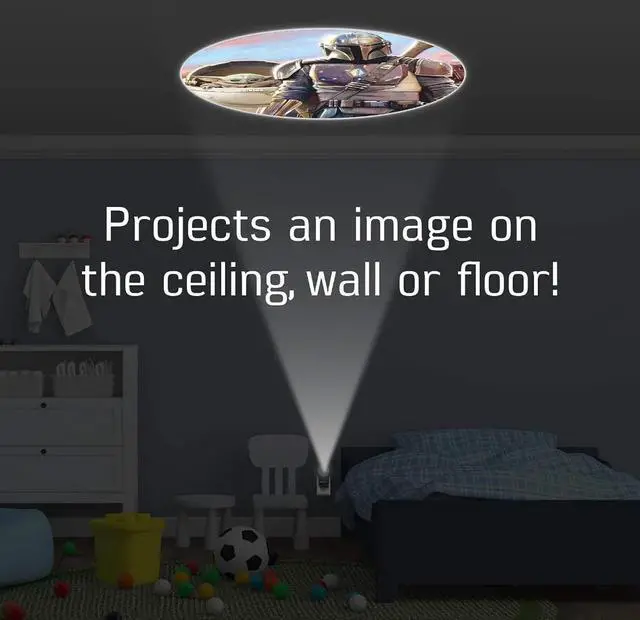 Alt view image 2 of 7 - Star Wars The Mandalorian Projectables Led Night Light