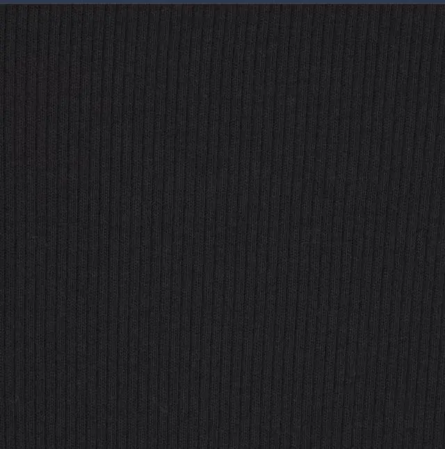 Alt view image 5 of 5 - Skims Cotton Rib Long Sleeve T-Shirt, Soot, XL