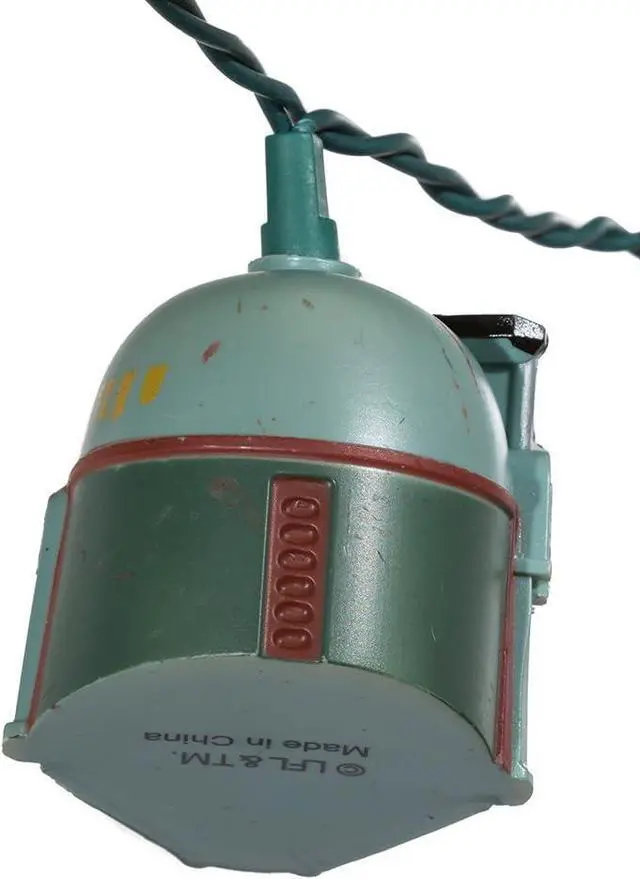 Alt view image 3 of 6 - Star Wars The Book Of Boba Fett, Boba Fett String Lights, 10 FT