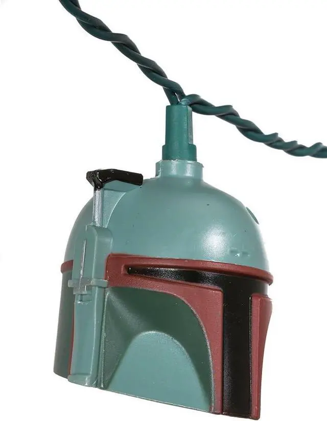 Alt view image 5 of 6 - Star Wars The Book Of Boba Fett, Boba Fett String Lights, 10 FT
