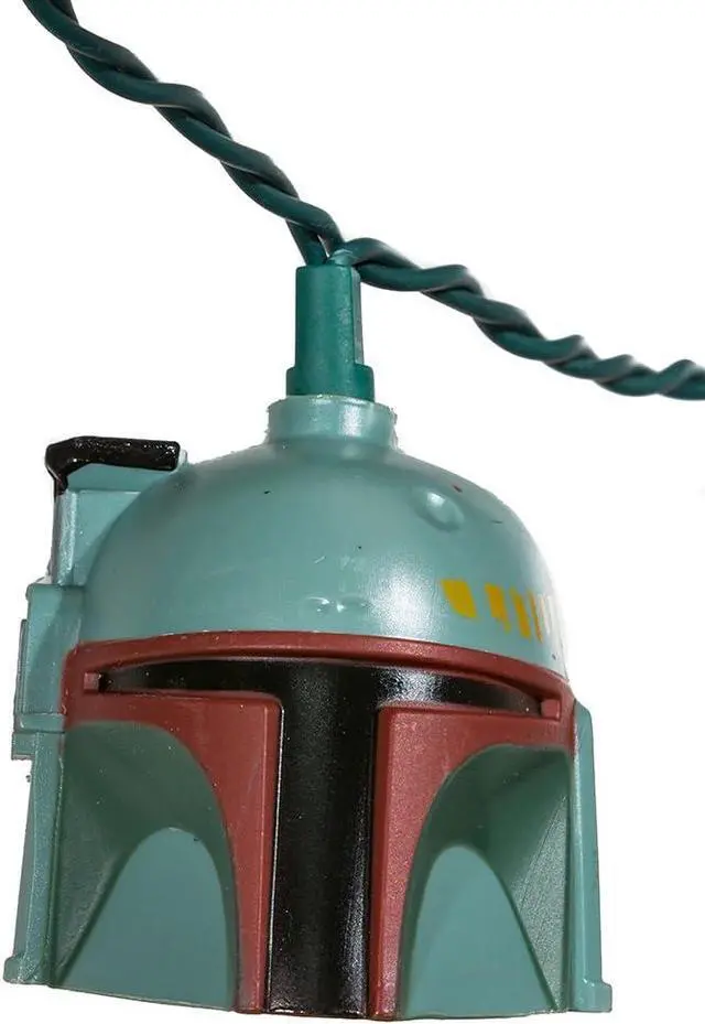 Alt view image 6 of 6 - Star Wars The Book Of Boba Fett, Boba Fett String Lights, 10 FT