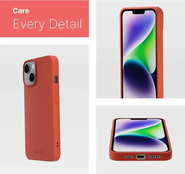 Alt view image 4 of 6 - Nautica Matte iPhone 14 Case, Ultimate Drop Protection, Scratch Protection, Soft Touch Thin Design, Fashionable Matte Finish