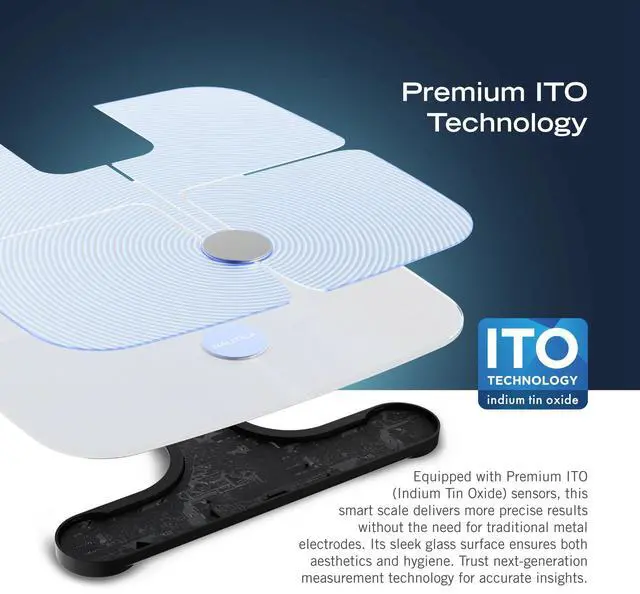 Alt view image 4 of 6 - Nautica Body Tracker Plus Digital Scale for Body Weight, Bluetooth-Enabled Smart Scale with BMI, Body Fat, Muscle Mass Tracking & More