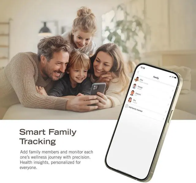 Alt view image 5 of 6 - Nautica Body Tracker Plus Digital Scale for Body Weight, Bluetooth-Enabled Smart Scale with BMI, Body Fat, Muscle Mass Tracking & More