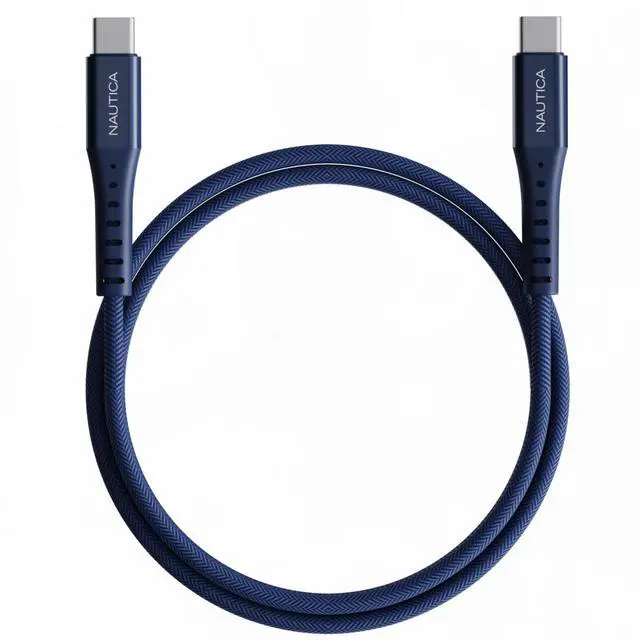 Main image of Nautica CB500 USB-C To USB-C Braided Cable - 65W Power Delivery