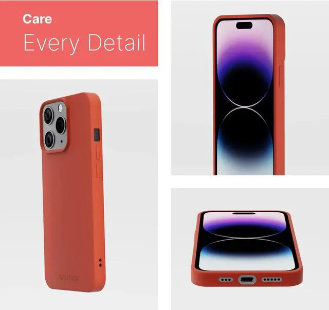 Alt view image 4 of 6 - Nautica Matte iPhone 14 Pro Case, Ultimate Drop Protection, Scratch Protection, Soft Touch Thin Design, Fashionable Matte Finish