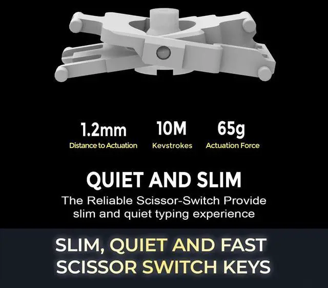 Alt view image 20 of 20 - Adesso Portable Keyboard/Cover Case for 13" Microsoft Surface Pro 8, Surface Pro 9 Tablet - English (US) Keyboard - Aluminum Body