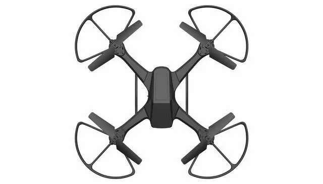 Alt view image 10 of 14 - Adesso CyberDrone X1 720P Drone with Remote Controller #CYBERDRONE X1
