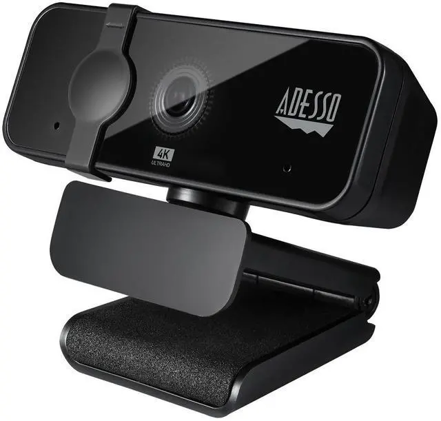 Alt view image 3 of 7 - 4K Webcam, 8MP CMOS Sensor, Auto Light Correction, 120° Field of View, Built-in Dual Microphone, HDR, Privacy Cover - Ideal Web Camera for Video Calls, Zoom, Online Teaching, Skype, Live Streaming
