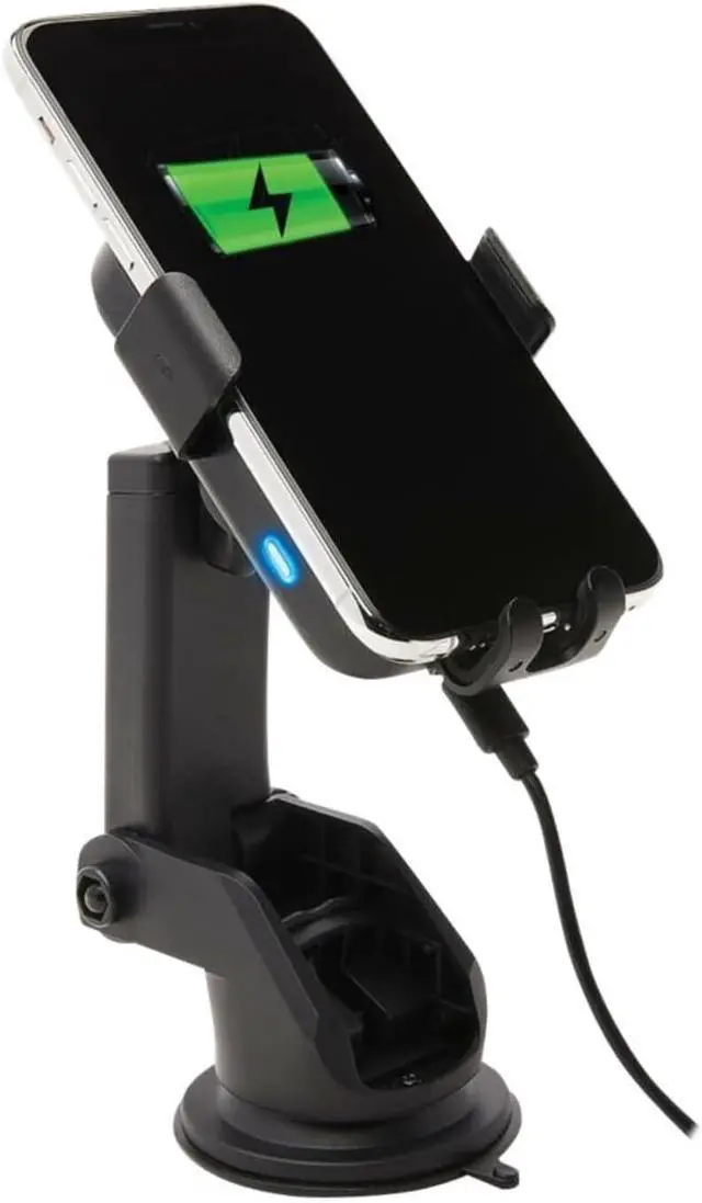 Alt view image 2 of 4 - Tripp Lite Wireless Car Charger Mount, 15W Qi Compliant, USB-C, Windshield Dash Vent Phone Holder (U280-CQ01)