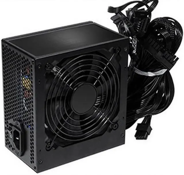 Alt view image 4 of 7 - 500W PSU ATX 12V Power Supply 80 Plus White Label Certified PCIe and SATA connectors 500 watt Desktop Computer Power Supply