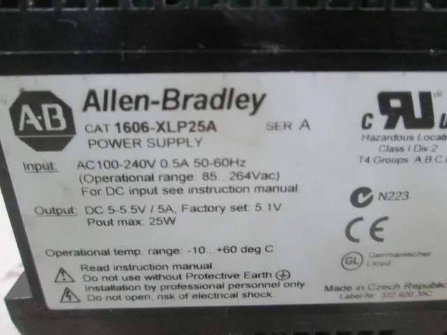 Alt view image 3 of 4 - ALLEN BRADLEY 1606-XLP25A SERIES A POWER SUPPLY